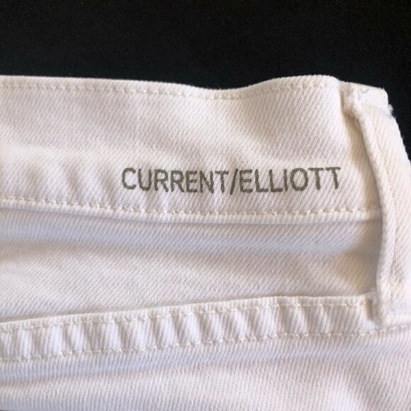 Current/Elliott Stiletto High Rise Frayed Hem Jean - Picture 7 of 9